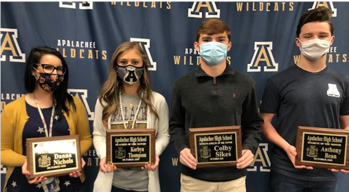 Apalachee names top students, faculty members for October